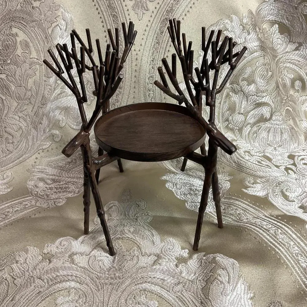 Yankee Candle Brown Reindeer Antler Candle Holder Trio